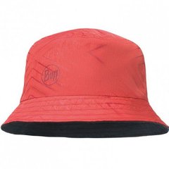 Buff Travel Bucket Hat collage red/black S/M