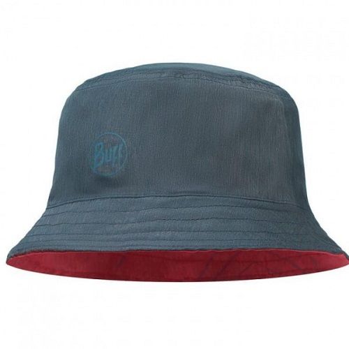 Buff Travel Bucket Hat collage red/black S/M
