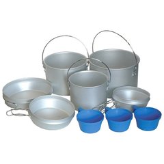Набір посуду Tramp ALU (3 котелки та 3 чашки)