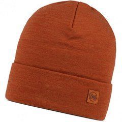 Шапка Buff Merino Heavyweight beanie solid cinnamon