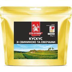 Кус-кус зі свининою та овочами "Сто пудів" 88г, zip пакет